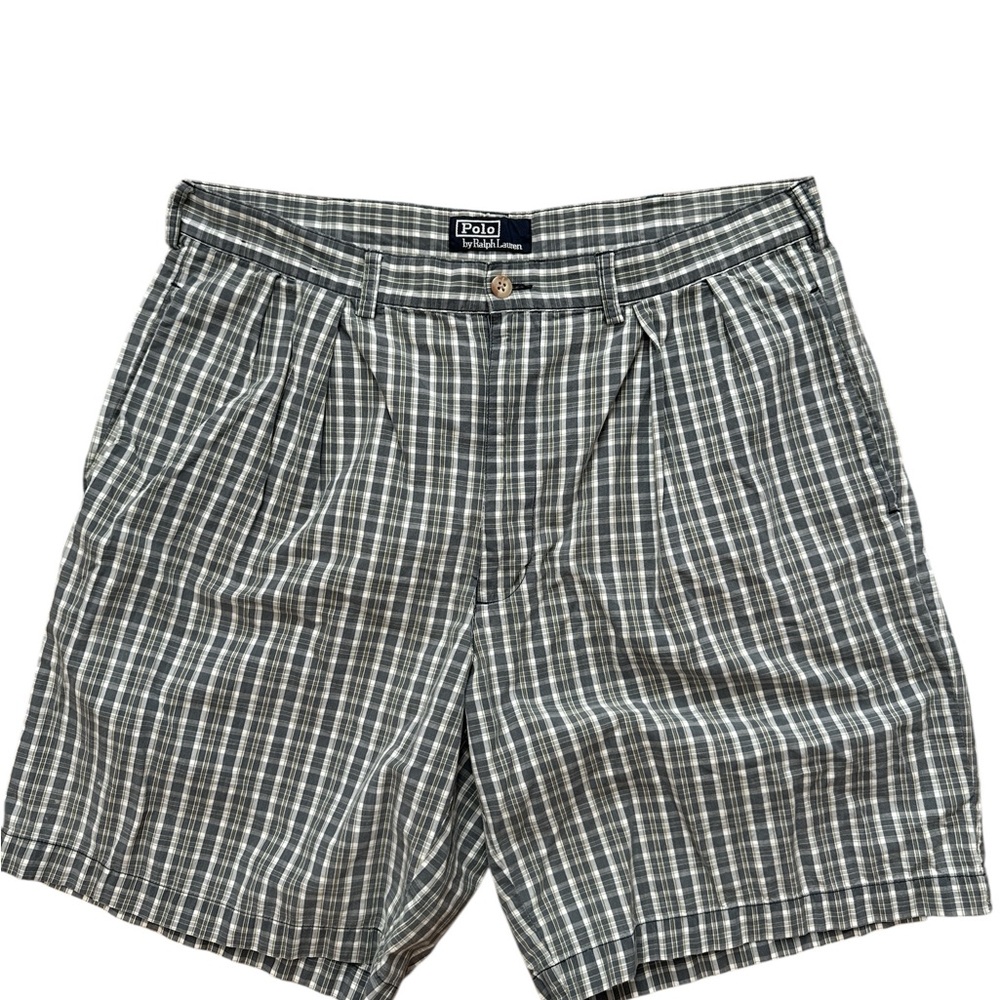 Vintage Polo Ralph Lauren Men’s Plaid Striped Shorts Size 36‎ Multicolored